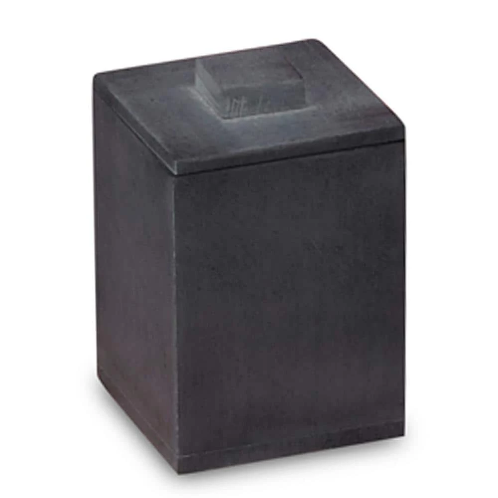 Creative Home Natural Soapstone Cotton Ball Holder Bathroom Storage Jar Organizer in Gary Color 1 Creative Home Natural Soapstone Cotton Ball Holder Bathroom Storage Jar Organizer in Gary Color