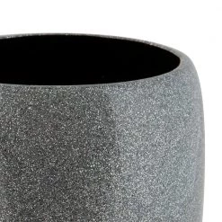 Elle Decor Eclat Glitter Waste Bin in Grey 8 Elle Decor Eclat Glitter Waste Bin in Grey -Bathroom Accessories Sales gray elle decor bathroom trash cans el 44284 grey 1f 1000