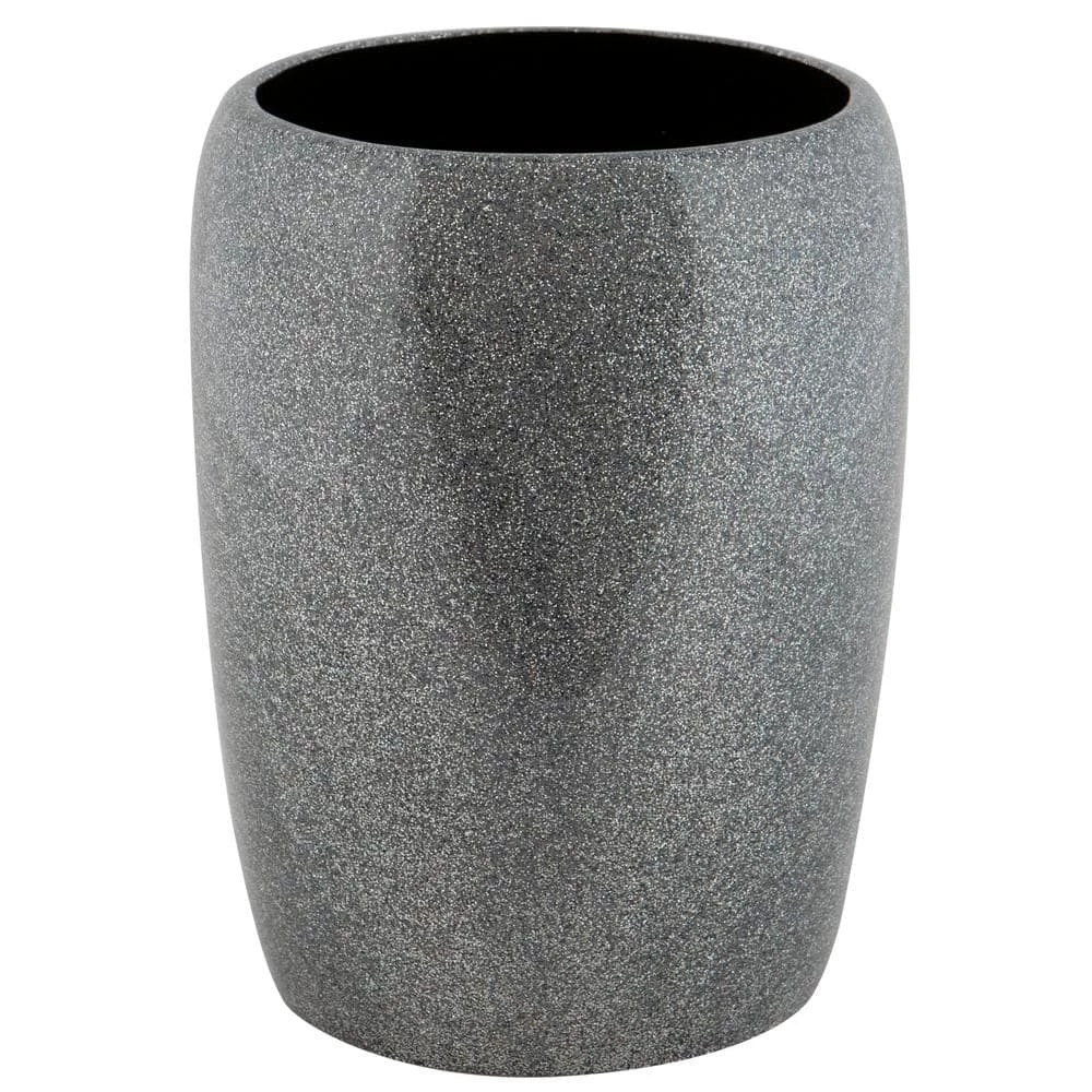 Elle Decor Eclat Glitter Waste Bin in Grey 1 Elle Decor Eclat Glitter Waste Bin in Grey