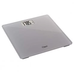 Ozeri Precision Digital Bath Scale (400 lbs. Edition), in Tempered Glass with Step-on Activation