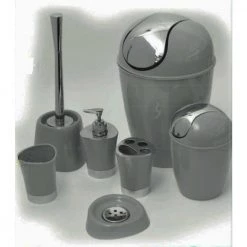 Unbranded Bath Toothbrush and Toothpaste Holder Chrome Parts Grey 7 Unbranded Bath Toothbrush and Toothpaste Holder Chrome Parts Grey -Bathroom Accessories Sales gray toothbrush holders 6318n180 1f 1000