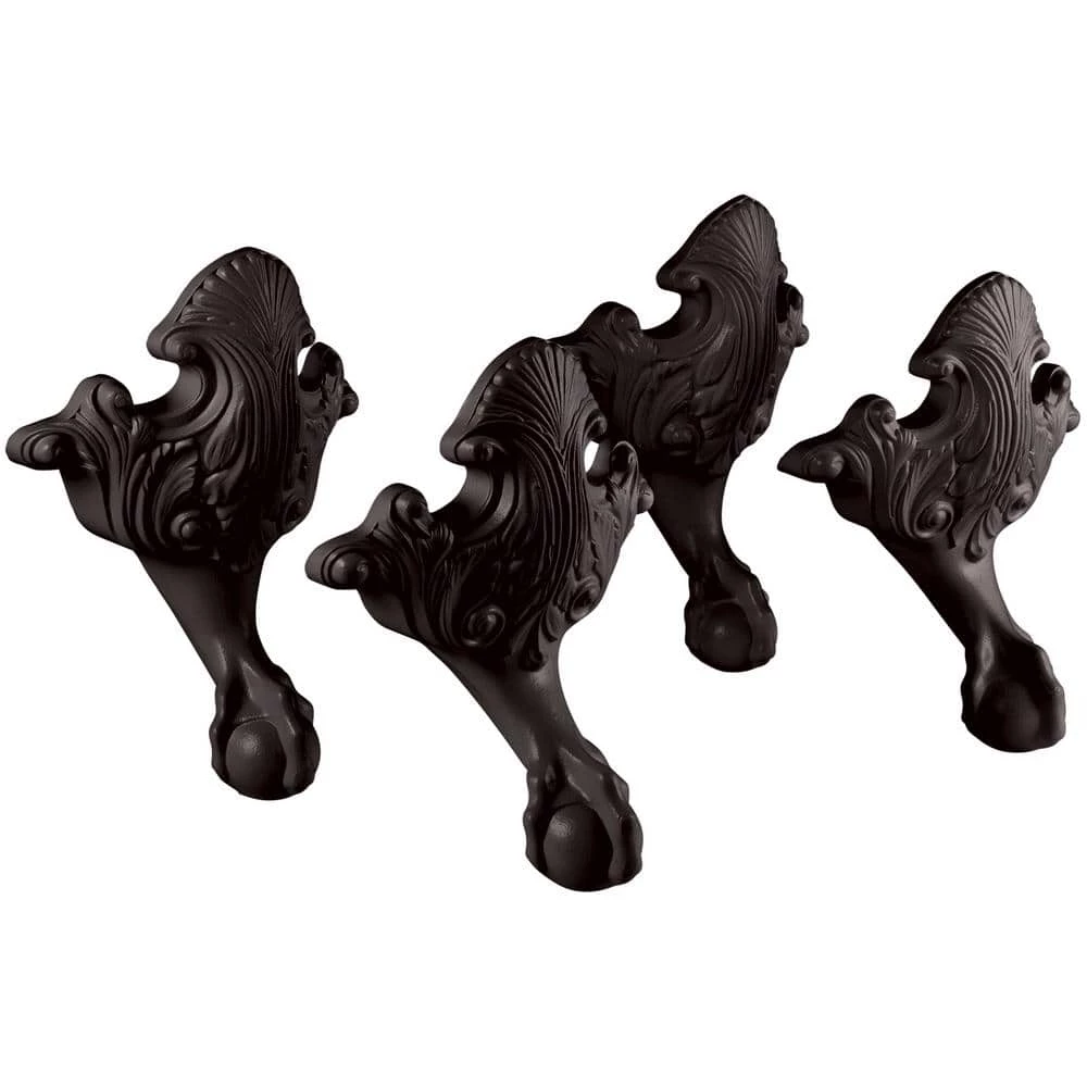 KOHLER Iron Works Historic Ball and Claw Feet in Iron Black (Set of 4) 1 KOHLER Iron Works Historic Ball and Claw Feet in Iron Black (Set of 4)