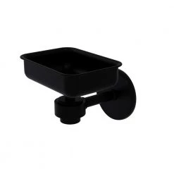 Allied Brass Satellite Orbit One Wall Mounted Soap Dish in Matte Black