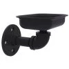 Allied Brass Pipeline Collection Wall Mounted Soap Dish in Matte Black