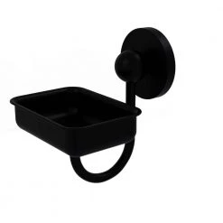 Allied Brass Prestige Skyline Wall Mounted Soap Dish in Matte Black