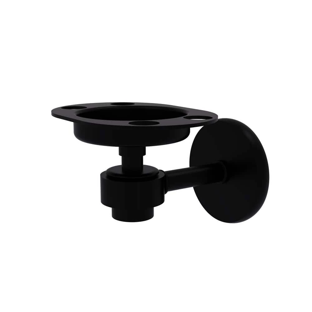 Allied Brass Satellite Orbit 1-Tumbler and Toothbrush Holder in Matte Black 1 Allied Brass Satellite Orbit 1-Tumbler and Toothbrush Holder in Matte Black