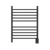 Amba Radiant 10-Bar Hardwired Towel Warmer in Matte Black