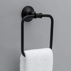 Delta Chamberlain 4-Piece Bath Accessory Set in Matte Black -Bathroom Accessories Sales matte black delta bathroom hardware sets cml64 mb k4 1d 1000