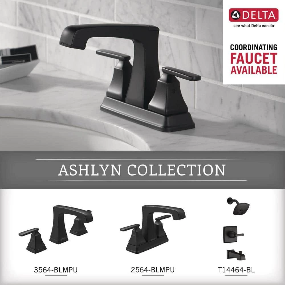 Delta Ashlyn Pivoting Toilet Paper Holder in Matte Black 5 Delta Ashlyn Pivoting Toilet Paper Holder in Matte Black - Image 5