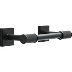 Delta Averland Pivot Arm Toilet Paper Holder in Matte Black