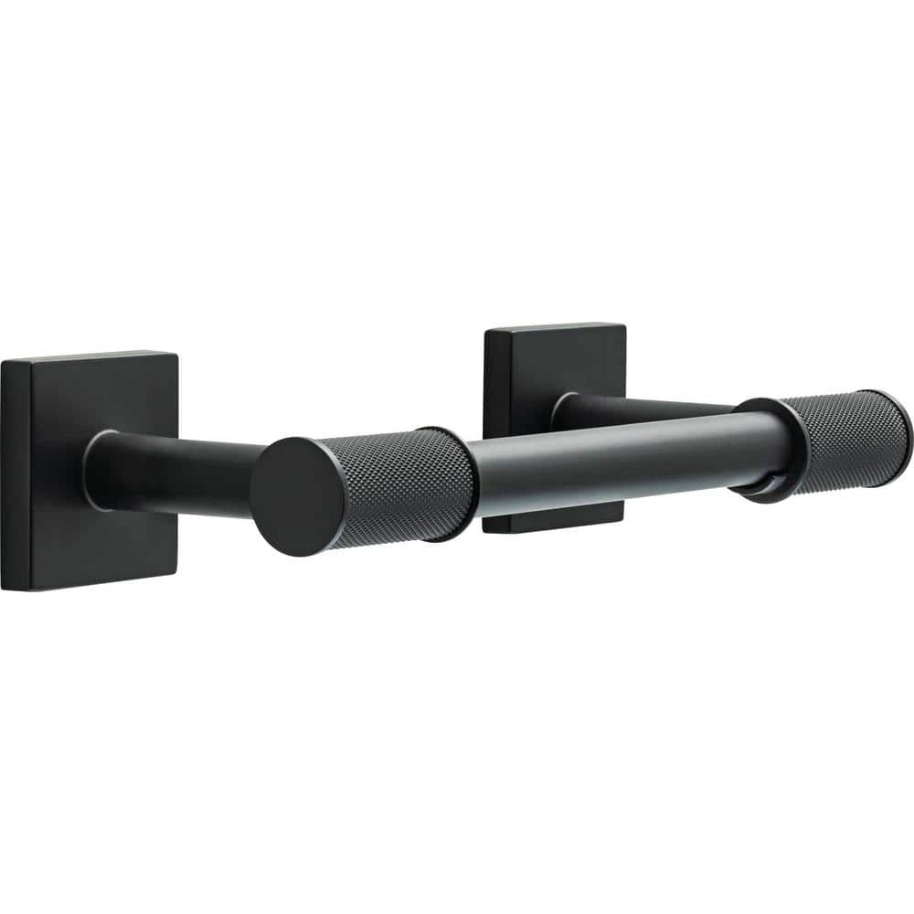 Delta Averland Pivot Arm Toilet Paper Holder in Matte Black 1 Delta Averland Pivot Arm Toilet Paper Holder in Matte Black