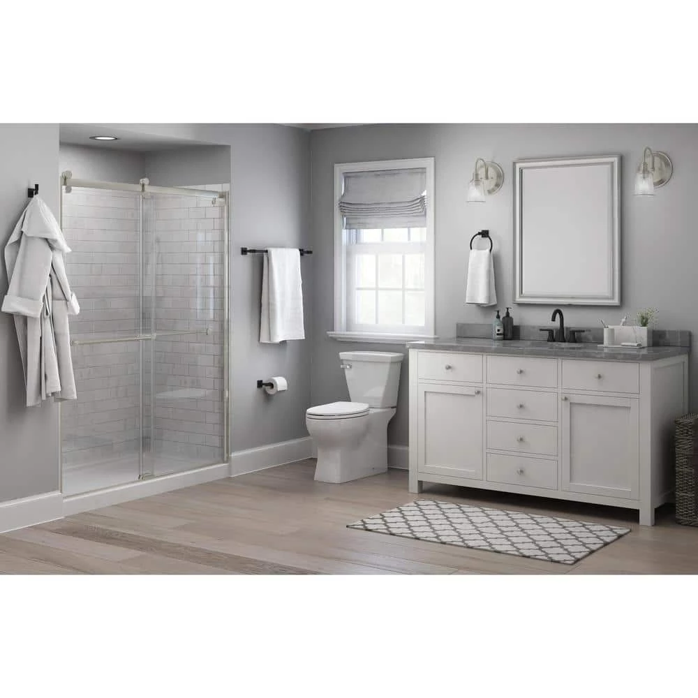 Delta Averland 24 in. Towel Bar in Matte Black 4 Delta Averland 24 in. Towel Bar in Matte Black - Image 4