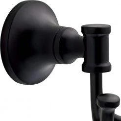 Delta Chamberlain Double J Towel Hook in Matte Black 14 Delta Chamberlain Double J Towel Hook in Matte Black -Bathroom Accessories Sales matte black delta towel hooks cml35 mb r 66 1000