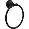 Delta Chamberlain Towel Ring in Matte Black
