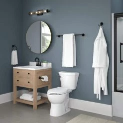 Delta Chamberlain Towel Ring in Matte Black -Bathroom Accessories Sales matte black delta towel rings cml46 mb r a0 1000