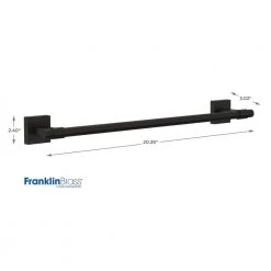 Franklin Brass Maxted 18 in. Towel Bar in Matte Black 11 Franklin Brass Maxted 18 in. Towel Bar in Matte Black -Bathroom Accessories Sales matte black franklin brass towel bars max18 mb r 1d 1000