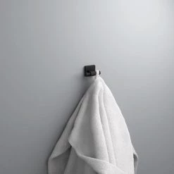 Franklin Brass Maxted Towel Hook in Matte Black -Bathroom Accessories Sales matte black franklin brass towel hooks max35 mb r 40 1000