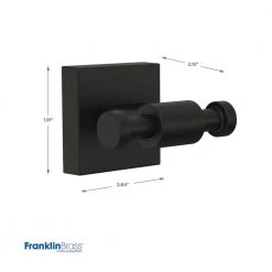 Franklin Brass Maxted Towel Hook in Matte Black -Bathroom Accessories Sales matte black franklin brass towel hooks max35 mb r a0 1000
