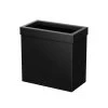 Gatco Modern Waste Can Rectangle in Matte Black