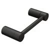 MOEN Align Pivoting Double Post Toilet Paper Holder in Matte Black