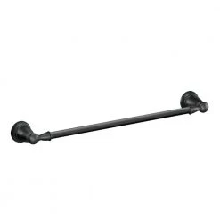 MOEN Banbury 24 in. Towel Bar in Matte Black