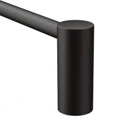 MOEN Align 24 in. Towel Bar in Matte Black -Bathroom Accessories Sales matte black moen towel bars yb0424bl 4f 1000