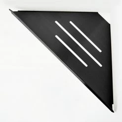 SEACHROME 14 in. x 8 in. Corner Shower Shelf in Matte Black -Bathroom Accessories Sales matte black seachrome bathtub accessories 700 7006 mb 4f 1000