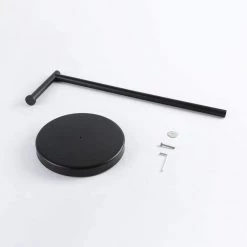 ACEHOOM Freestanding Stainless Steel Toilet Paper Holder in Matte Black -Bathroom Accessories Sales matte black toilet paper holders ac kph bk 76 1000