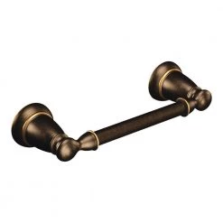 MOEN Banbury 4-Piece Bath Hardware Set with 24 in. Towel Bar, Paper Holder, Towel Ring, and Robe Hook in Mediterranean Bronze -Bathroom Accessories Sales mediterranean bronze moen bathroom hardware sets banburybrb4pc24 4f 1000