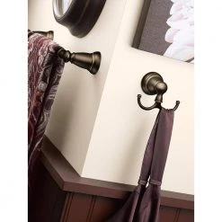 MOEN Banbury 4-Piece Bath Hardware Set with 24 in. Towel Bar, Paper Holder, Towel Ring, and Robe Hook in Mediterranean Bronze -Bathroom Accessories Sales mediterranean bronze moen bathroom hardware sets banburybrb4pc24 66 1000