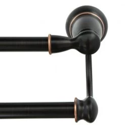MOEN Banbury 24 in. Double Towel Bar in Mediterranean Bronze -Bathroom Accessories Sales mediterranean bronze moen towel bars y2622brb 40 1000
