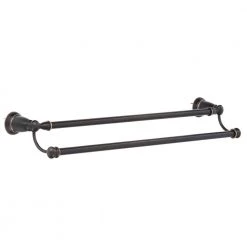 MOEN Banbury 24 in. Double Towel Bar in Mediterranean Bronze