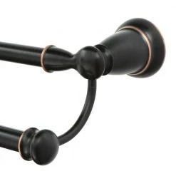 MOEN Banbury 24 in. Double Towel Bar in Mediterranean Bronze -Bathroom Accessories Sales mediterranean bronze moen towel bars y2622brb a0 1000