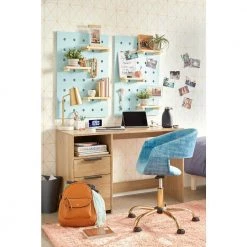 Rubbermaid Spa Works 9 Qt. Plastic Waste Basket in Metallic Blue -Bathroom Accessories Sales metallic blue rubbermaid bathroom trash cans 2116757 66 1000