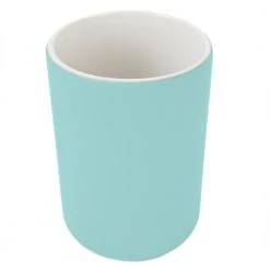 Home Basics 4-Piece Mason Jar Bath Accessory Set in Mint Green -Bathroom Accessories Sales mint home basics bathroom accessory sets hdc51460 44 1000