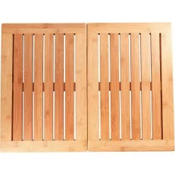 Bambusi Bamboo Floor and Shower Mat -Bathroom Accessories Sales natural bambusi bathtub accessories bel fsm 66 1000