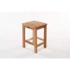 Unbranded 12 in. W Gala Bathroom Shower Foot Bench for Shaving in Natural Teak