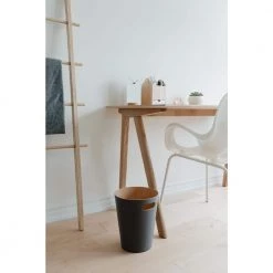 Unbranded Woodrow Can 2G Natural/Charcoal -Bathroom Accessories Sales natural charcoal bathroom trash cans 082780 618 1f 1000