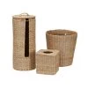 HOUSEHOLD ESSENTIALS 6 in. H x 6 in. W x 6 in. D 3 piece Bath Set in natural
