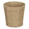 HOUSEHOLD ESSENTIALS Natural Seagrass Waste Basket