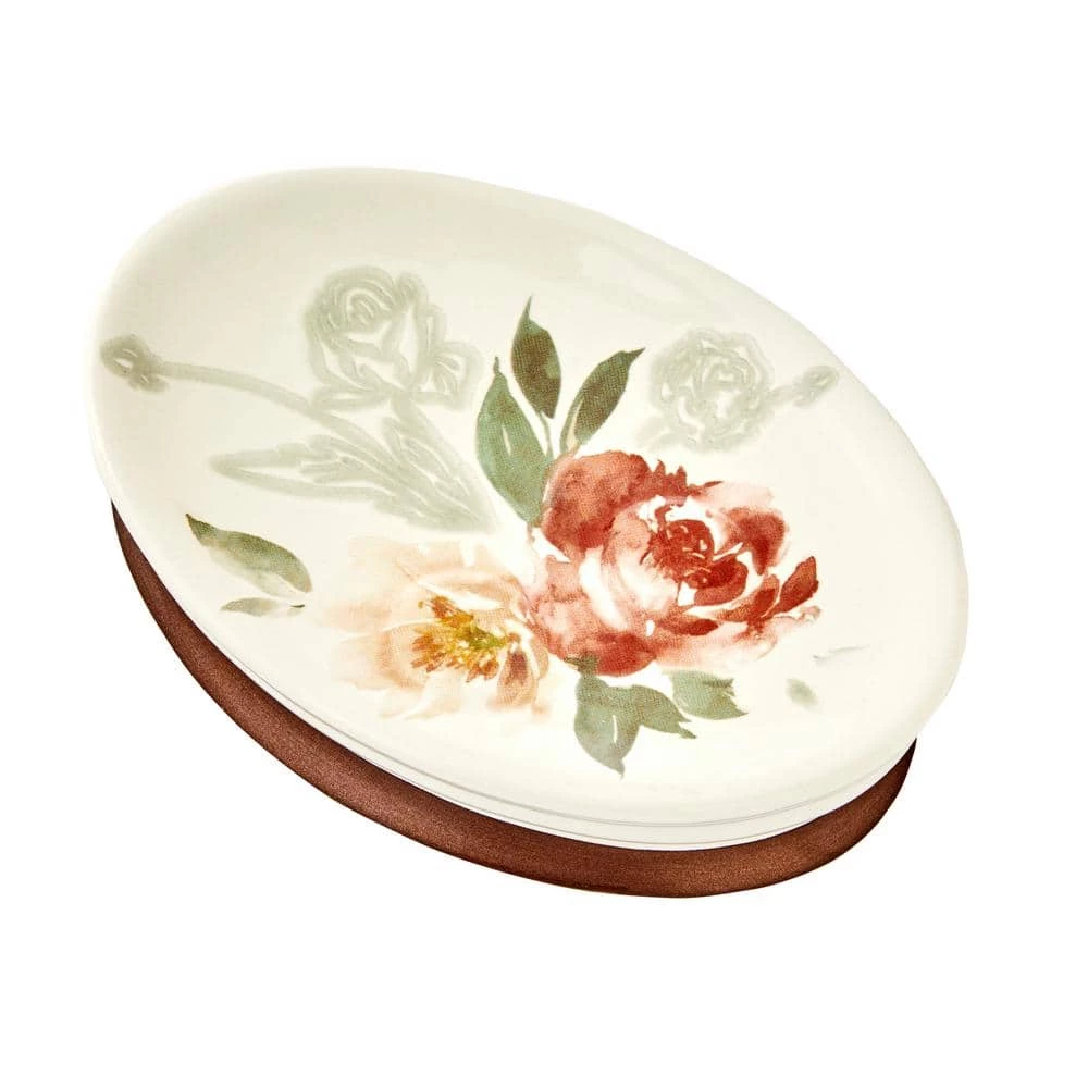 Saturday Knight Holland Floral Soap Dish in Natural 2 Saturday Knight Holland Floral Soap Dish in Natural - Image 2
