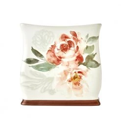Saturday Knight Holland Floral Tissue Holder in Natural