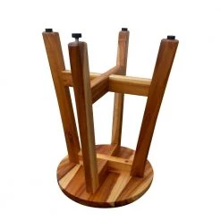 EcoDecors Shoji Solid Teak Bath and Shower Stool -Bathroom Accessories Sales natural teak ecodecors bathtub accessories ed910 44 1000