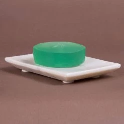 Creative Home Taj Natural Marble Rectangular Soap Dish Soap Tray Holder in Off-White -Bathroom Accessories Sales off white creative home soap dishes 74893 1f 1000