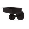 Allied Brass Satellite Orbit Two Collection Wall Mounted Soap Dish with Groovy Accents in Oil Rubbed Bronze