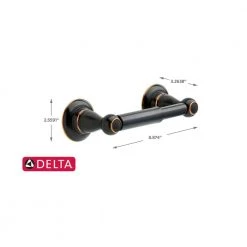 Delta Porter Toilet Paper Holder in Oil Rubbed Bronze -Bathroom Accessories Sales oil rubbed bronze delta toilet paper holders 78450 ob1 a0 1000