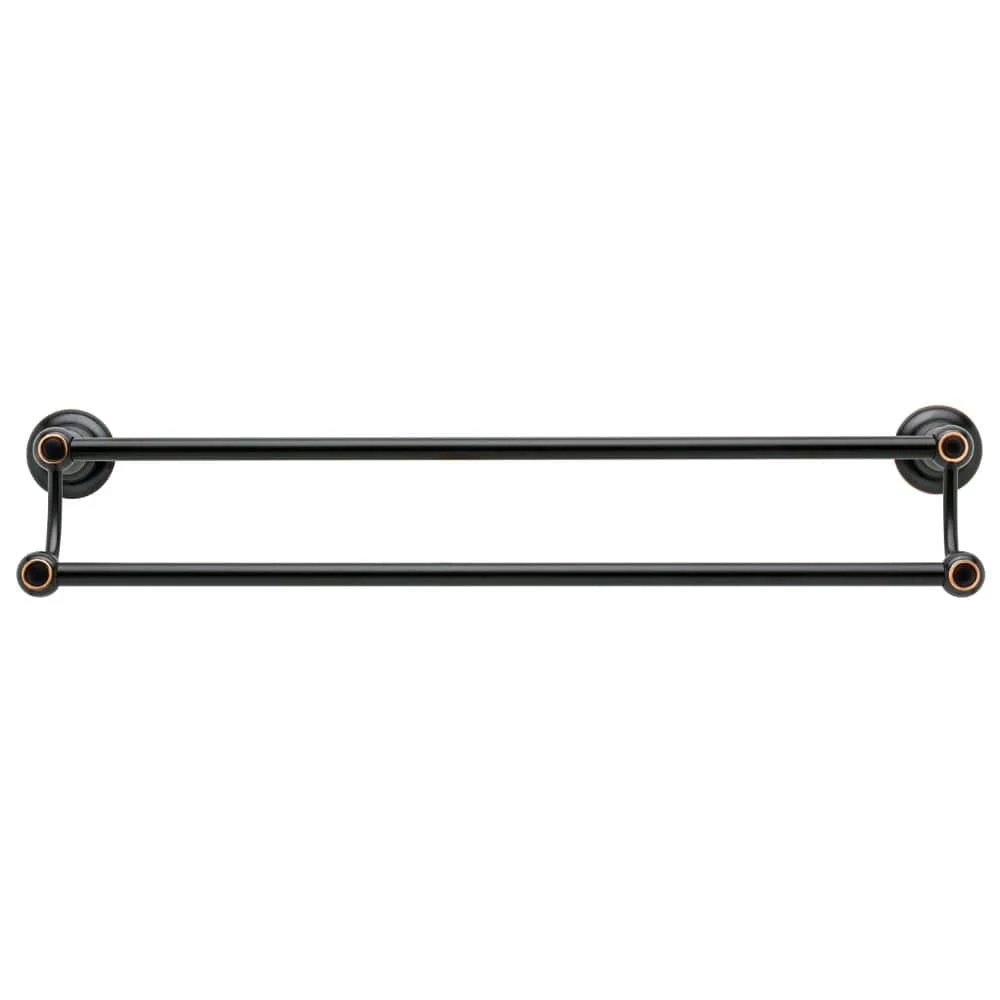 Delta Porter 24 in. Double Towel Bar in Oil Rubbed Bronze 10 Delta Porter 24 in. Double Towel Bar in Oil Rubbed Bronze - Image 10
