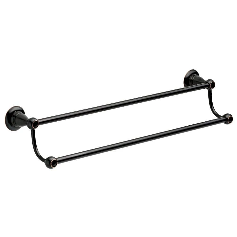 Delta Porter 24 in. Double Towel Bar in Oil Rubbed Bronze 1 Delta Porter 24 in. Double Towel Bar in Oil Rubbed Bronze