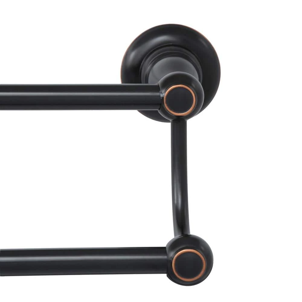 Delta Porter 24 in. Double Towel Bar in Oil Rubbed Bronze 6 Delta Porter 24 in. Double Towel Bar in Oil Rubbed Bronze - Image 6