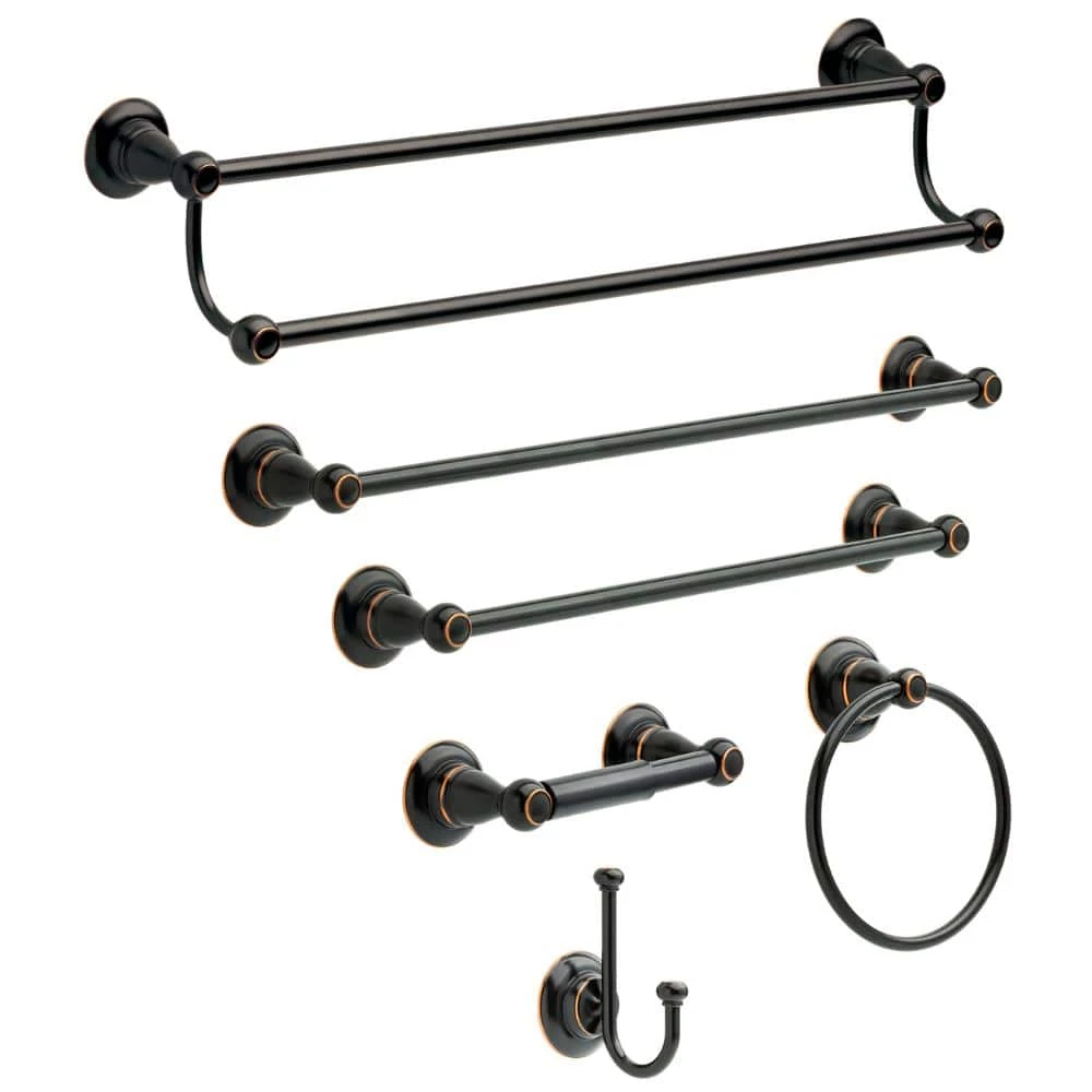 Delta Porter 24 in. Double Towel Bar in Oil Rubbed Bronze 11 Delta Porter 24 in. Double Towel Bar in Oil Rubbed Bronze - Image 11
